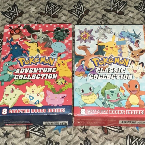Pokemon | Other | 6 Pokemon Book Box Set Collection Pikachu Nintendo  Scholastic | Poshmark